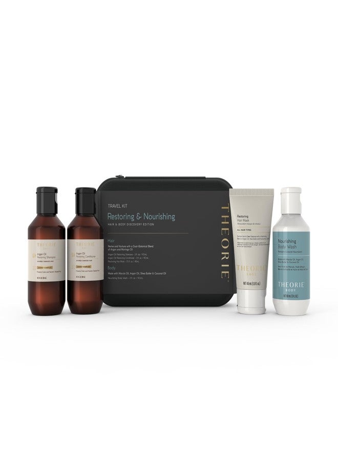 Theorie Restoring & Nourishing Travel Kit – Hydration & Repair for Hair & Skin - Image 5